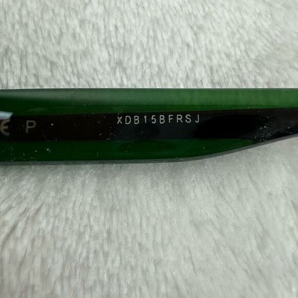 Gucci Unisex Polarized Sunglasses Black Square Frame Green Red Stripe Sides - Picture 6 of 14